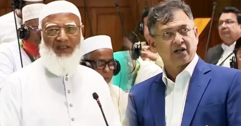 সংসদে স্বরাষ্ট্রমন্ত্রী ও জামায়াত আমির